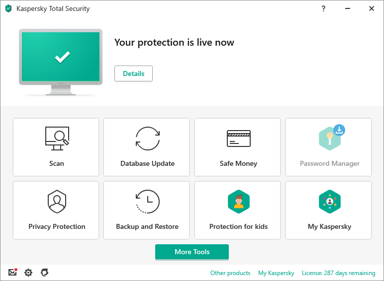 Kaspersky Internet Security 17.0.0.611 Crack Screenshot
