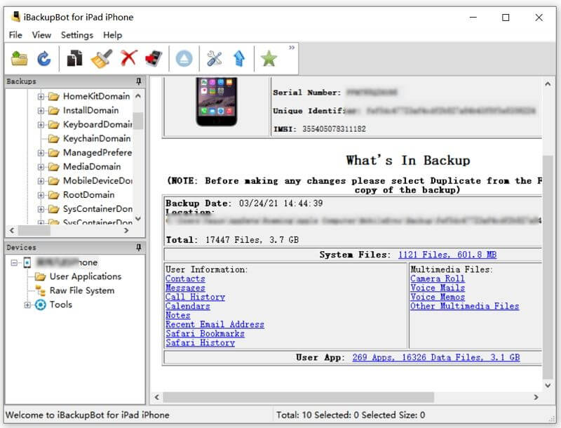 Ibackupbot 8.2.1 Activation Key Download Completo Aggiornato
