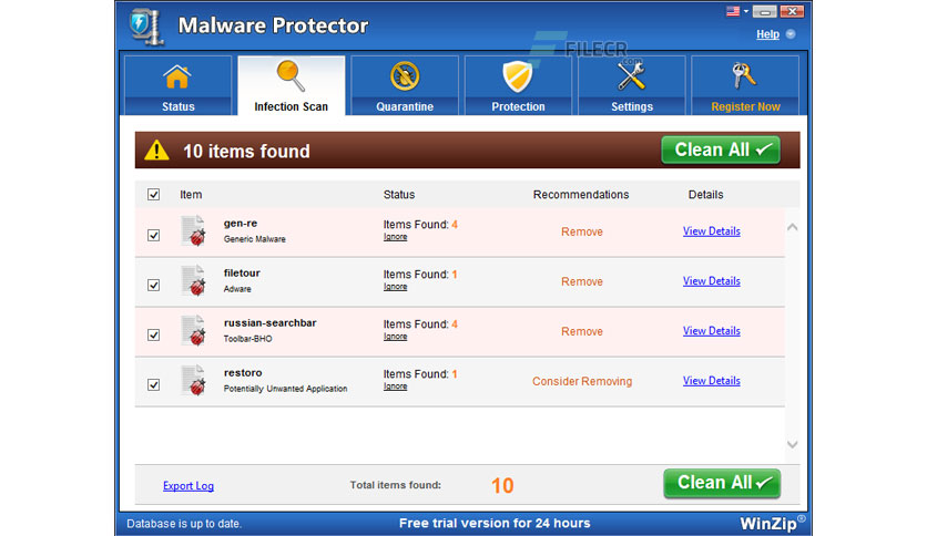 WinZip Malware Protector 2.1.1200.27009 Crack con Keygen Ultimo download [2022]