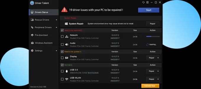 Driver Talent Pro 8.1.11.44 Crack Screenshot