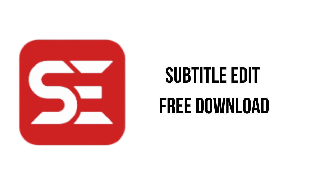 Subtitle Edit 4.0.4 License Key Download Completo Più Recente 2024
